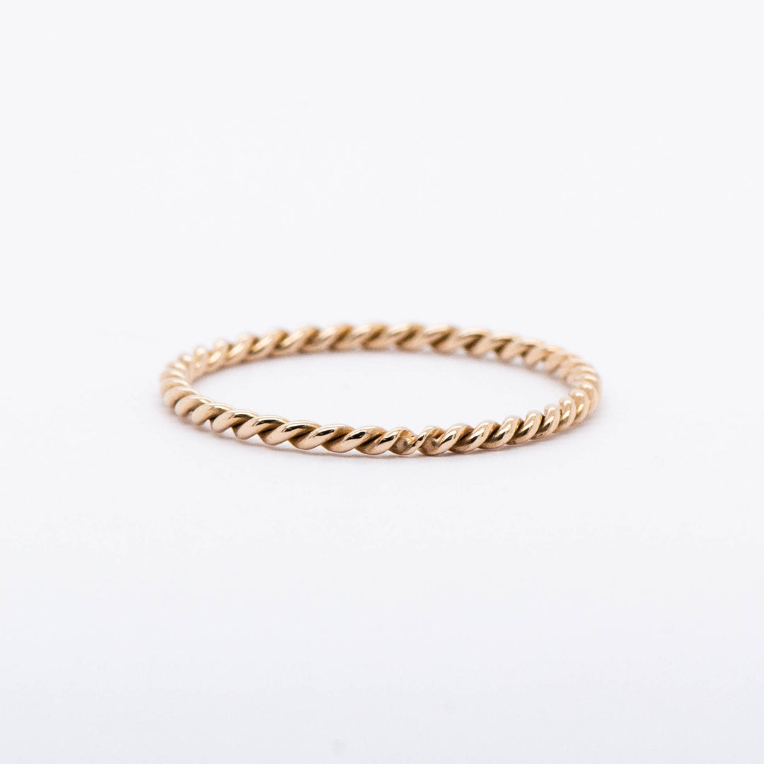 Anillo Trenzado oro amarillo