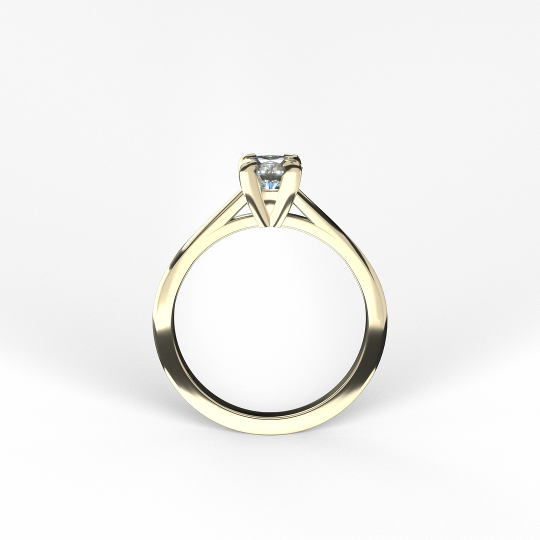 Anillo Pi en oro amarillo