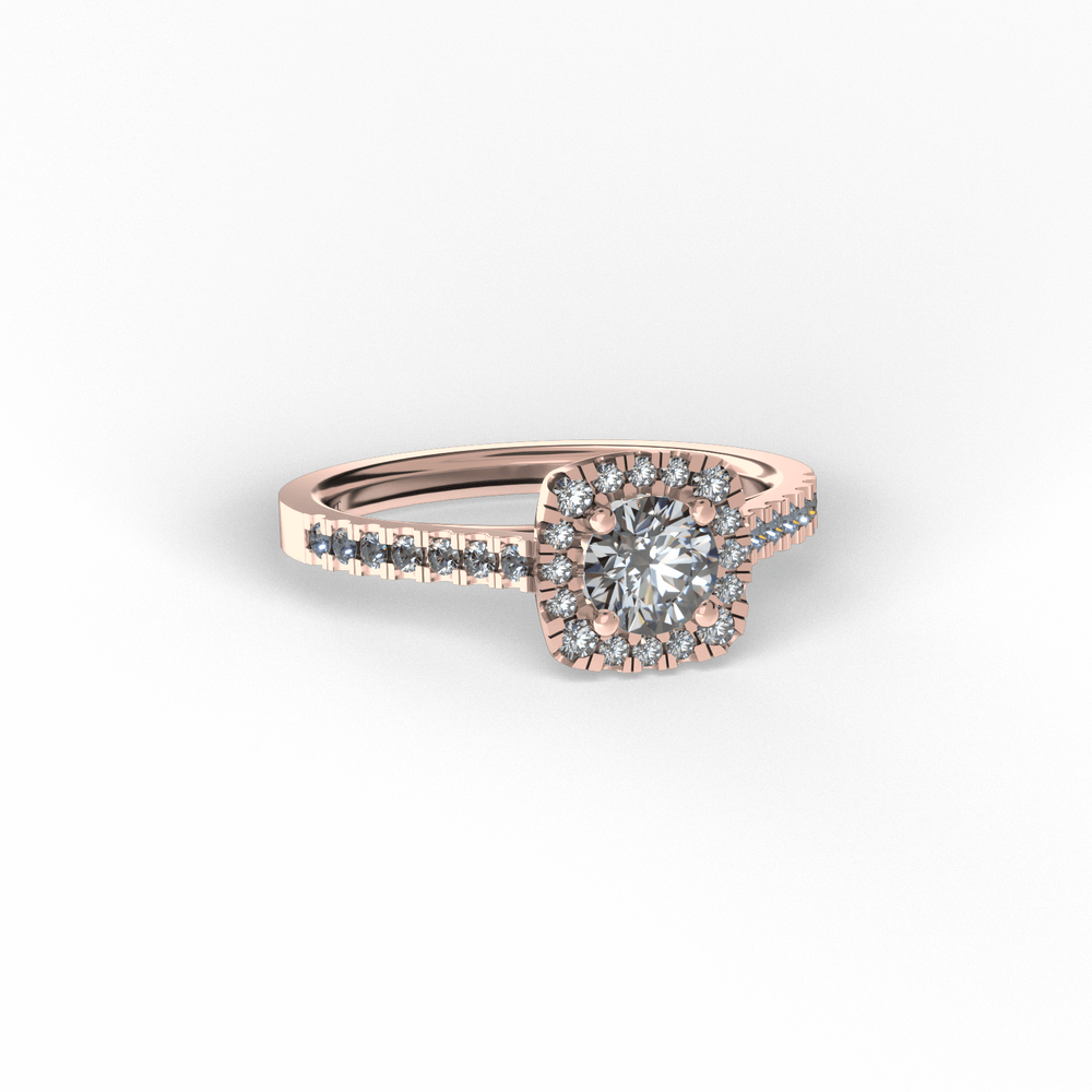Anillo Pia en oro rosa