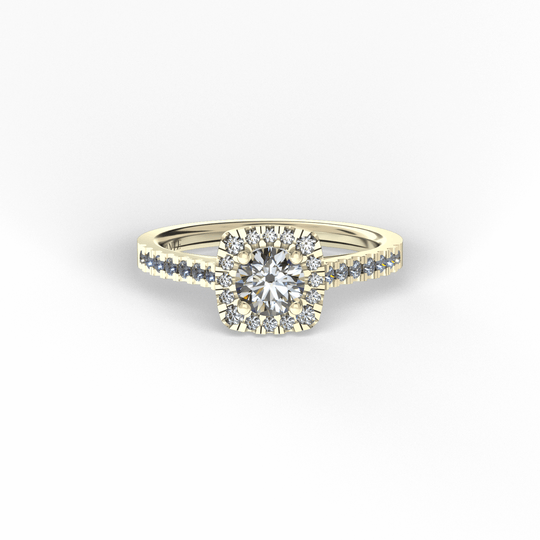 Anillo Pia en oro amarillo