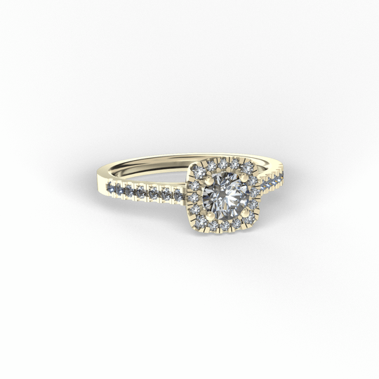Anillo Pia en oro amarillo
