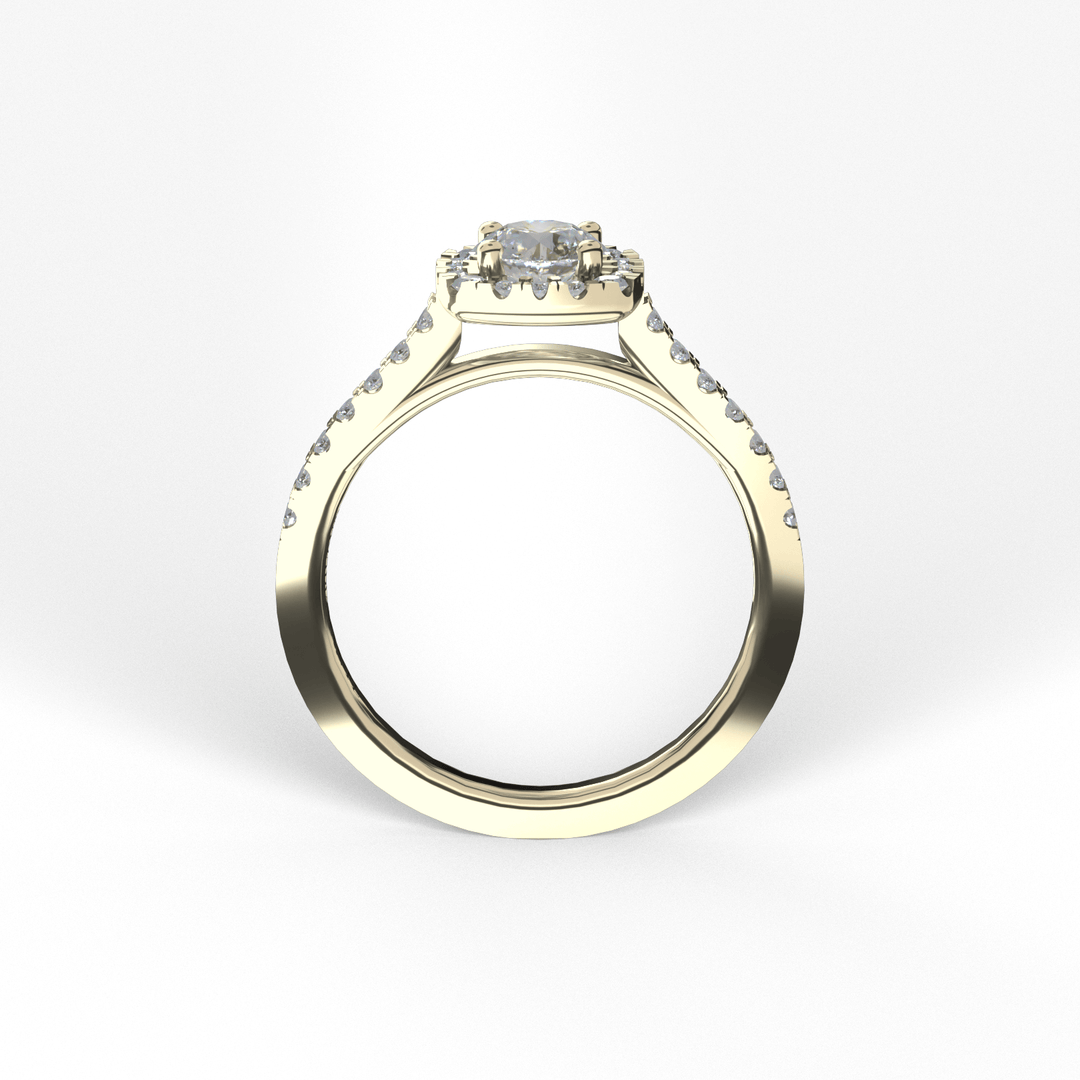Anillo Pia en oro amarillo