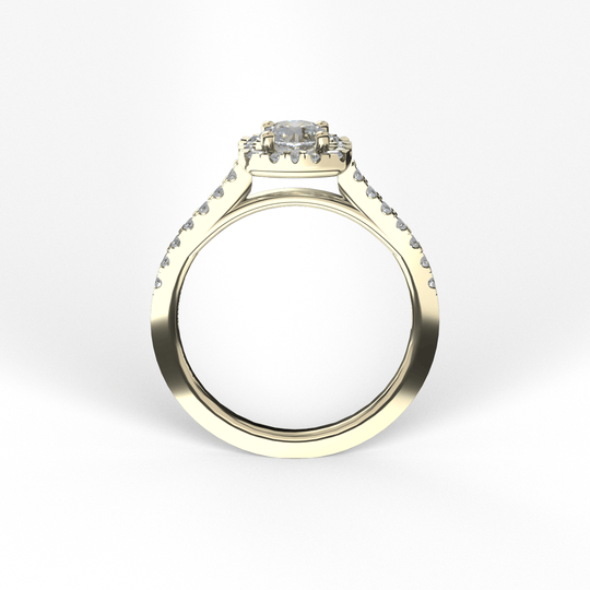 Anillo Pia en oro amarillo