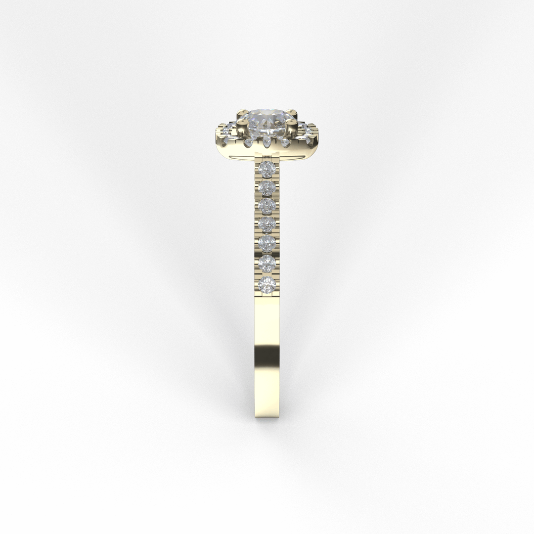 Anillo Pia en oro amarillo