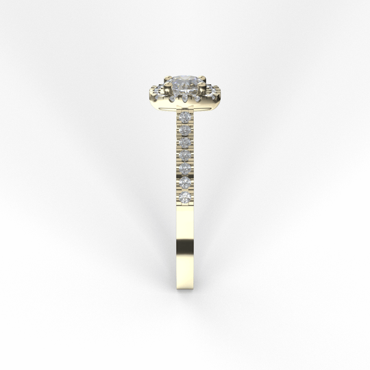 Anillo Pia en oro amarillo