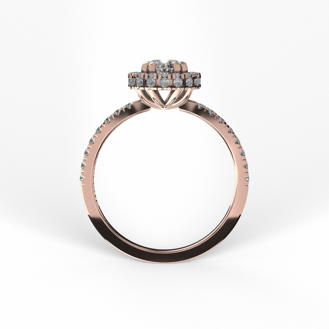 Anillo Salamanca en oro rosa
