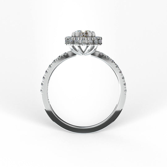 Anillo Salamanca en platino
