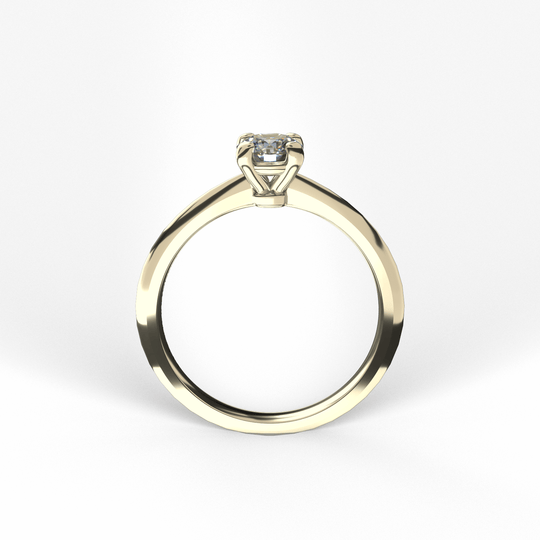 Anillo Sol en oro amarillo
