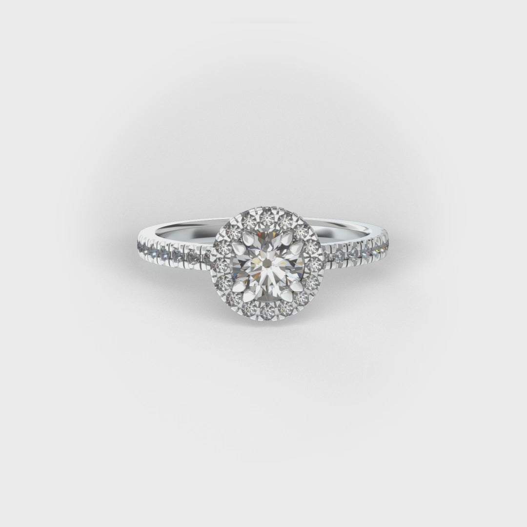 Anillo Salamanca en platino