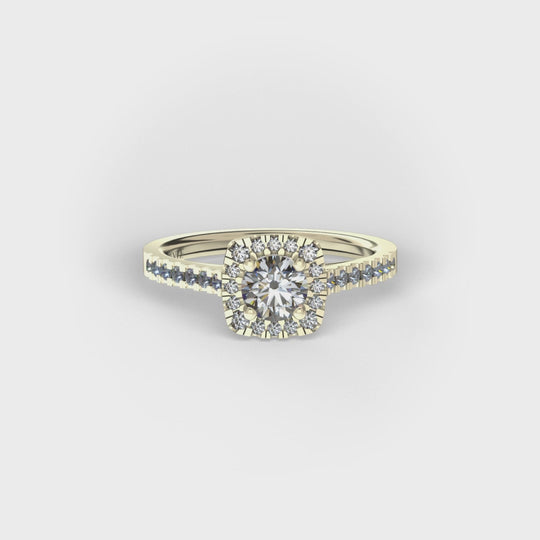 Anillo Pia en oro amarillo