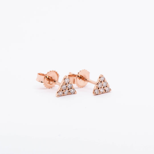 Aretes Tobira oro rosa