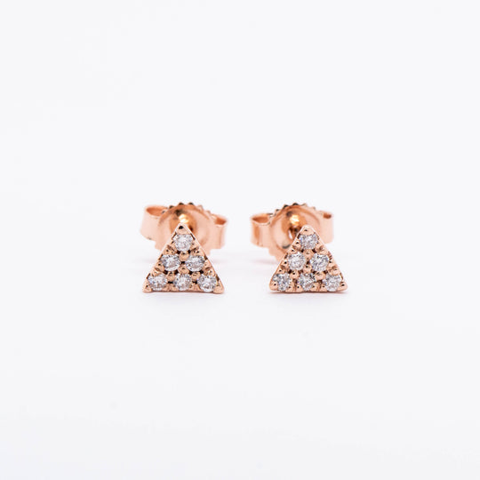 Aretes Tobira oro rosa