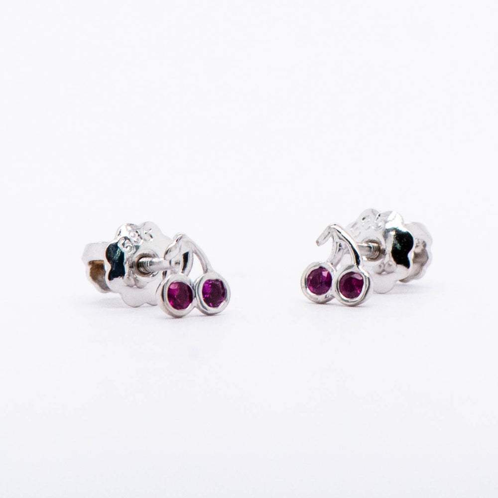 Aretes para bebé Cereza