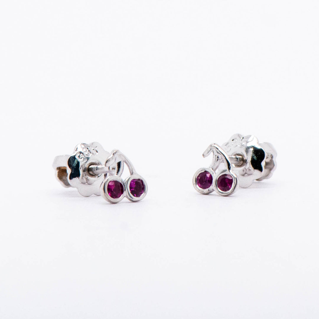 Aretes para bebé Cereza