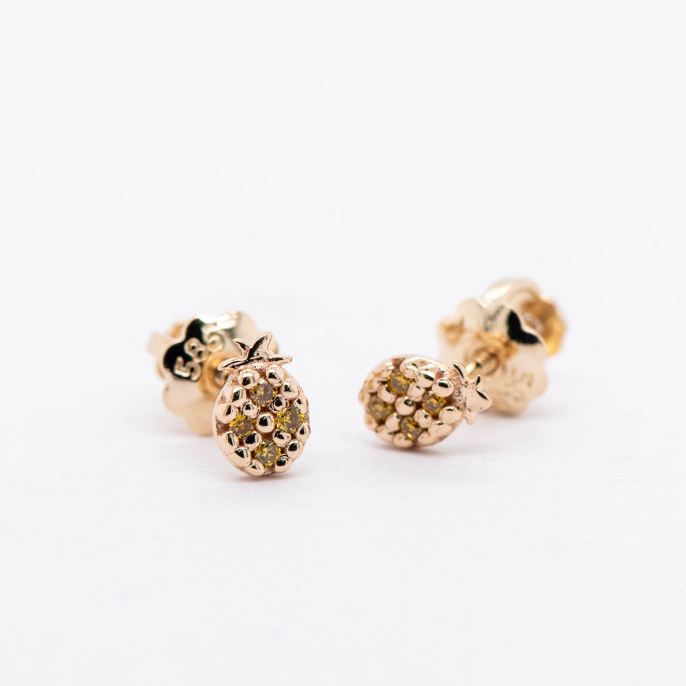 Aretes para bebé Piña