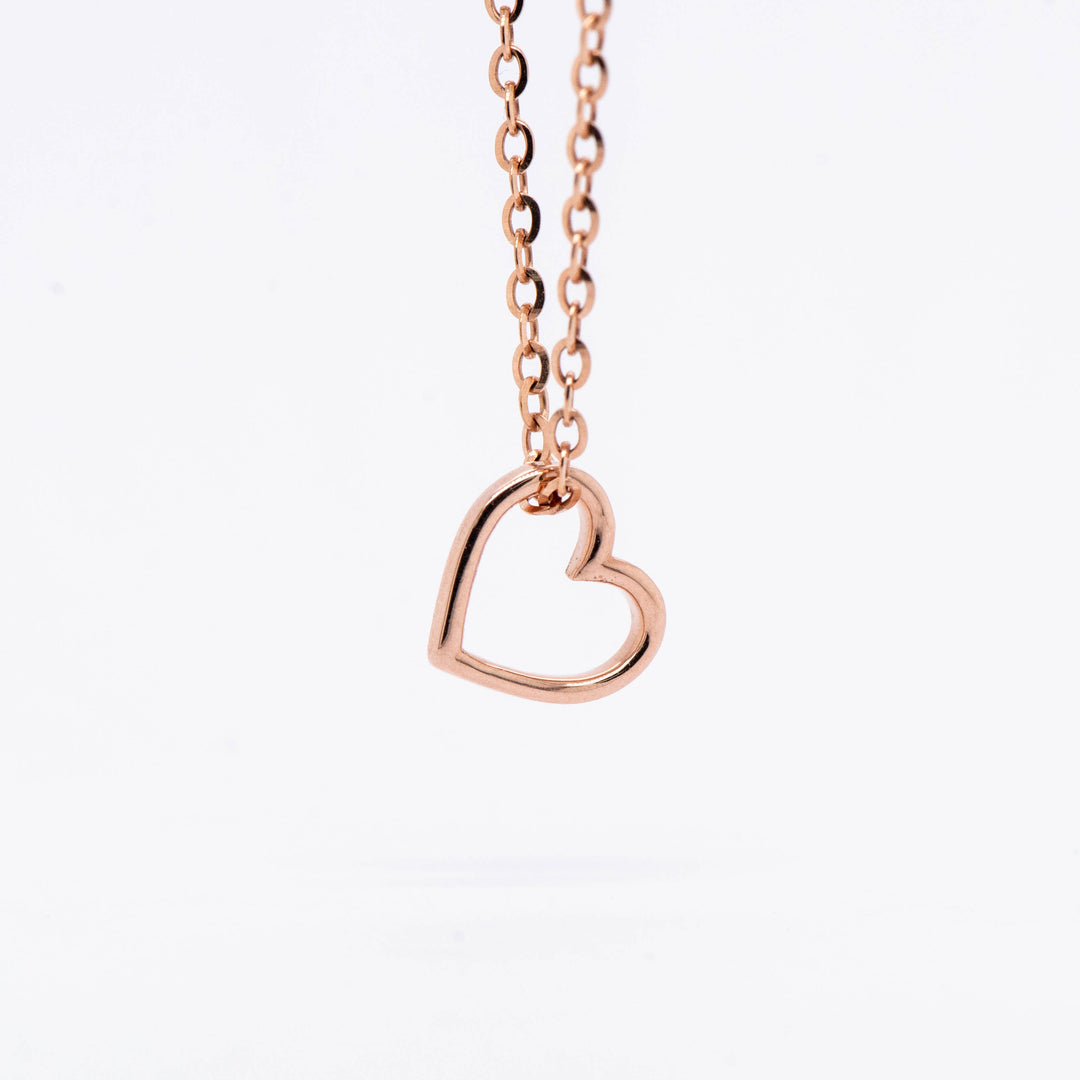 Dije Corazón oro rosa